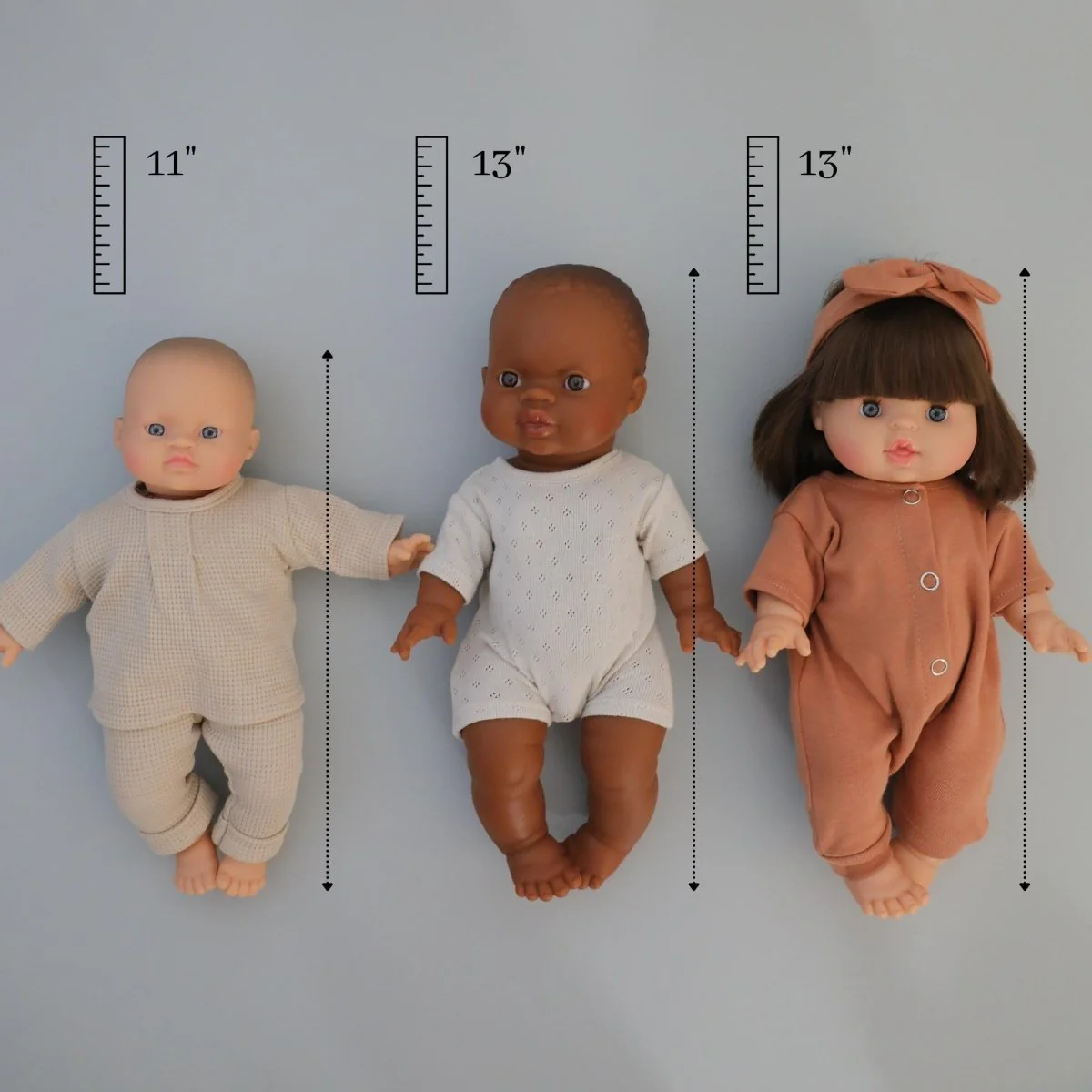 Minikane Realistic Doll | 11" Soft Body Baby Doll - Mae (Clothes Sold Separately) - Image 6